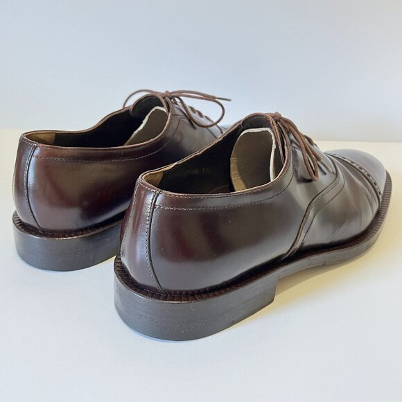 Dark Brown Cap Toe Dress Shoe by Joan & David Couture - Picture 7 of 13